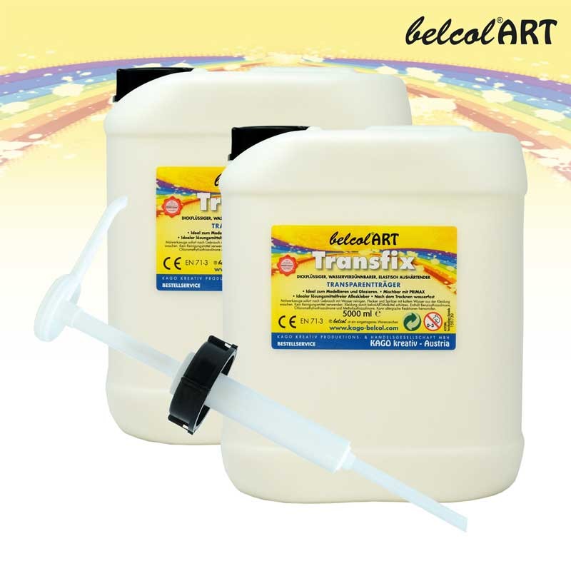 belcolART Transfix 2 x 5 Liter belcolART Pumpe f. Kanister GRATIS dazu