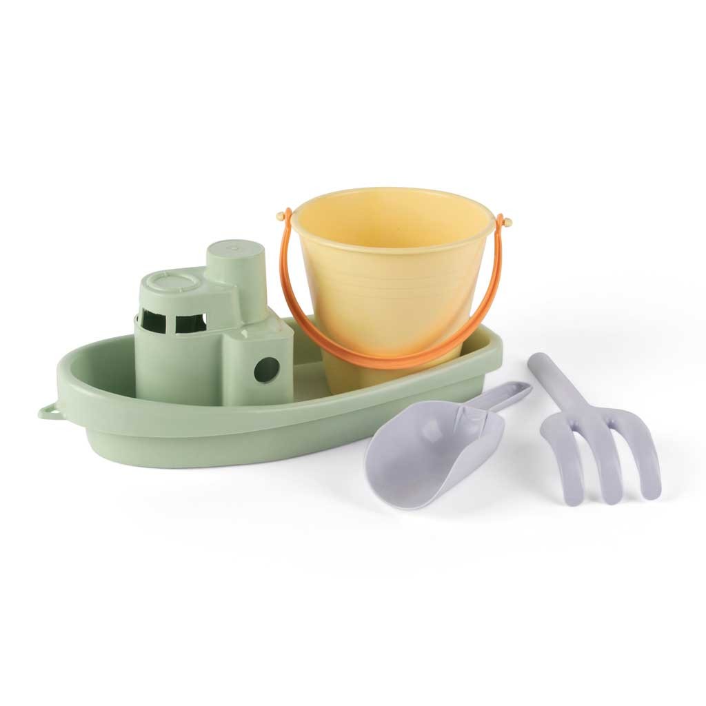 Klassisches Pastellboot- und Eimer-Set 4-Teilig im Netz