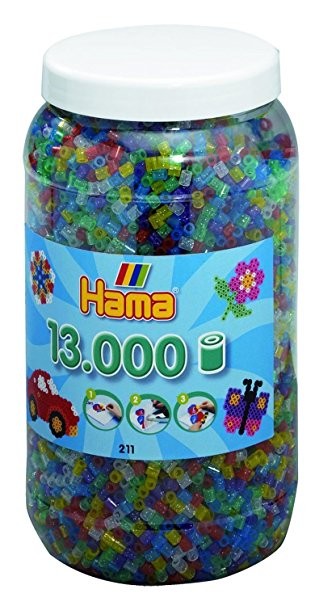 13.000 HAMA-Perlen, Glitter-Mix