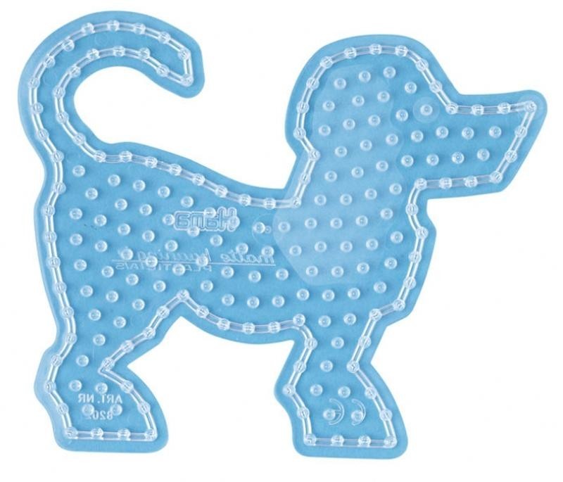 1 Stiftplatte Motiv Hund für HAMA-Maxi Perlen