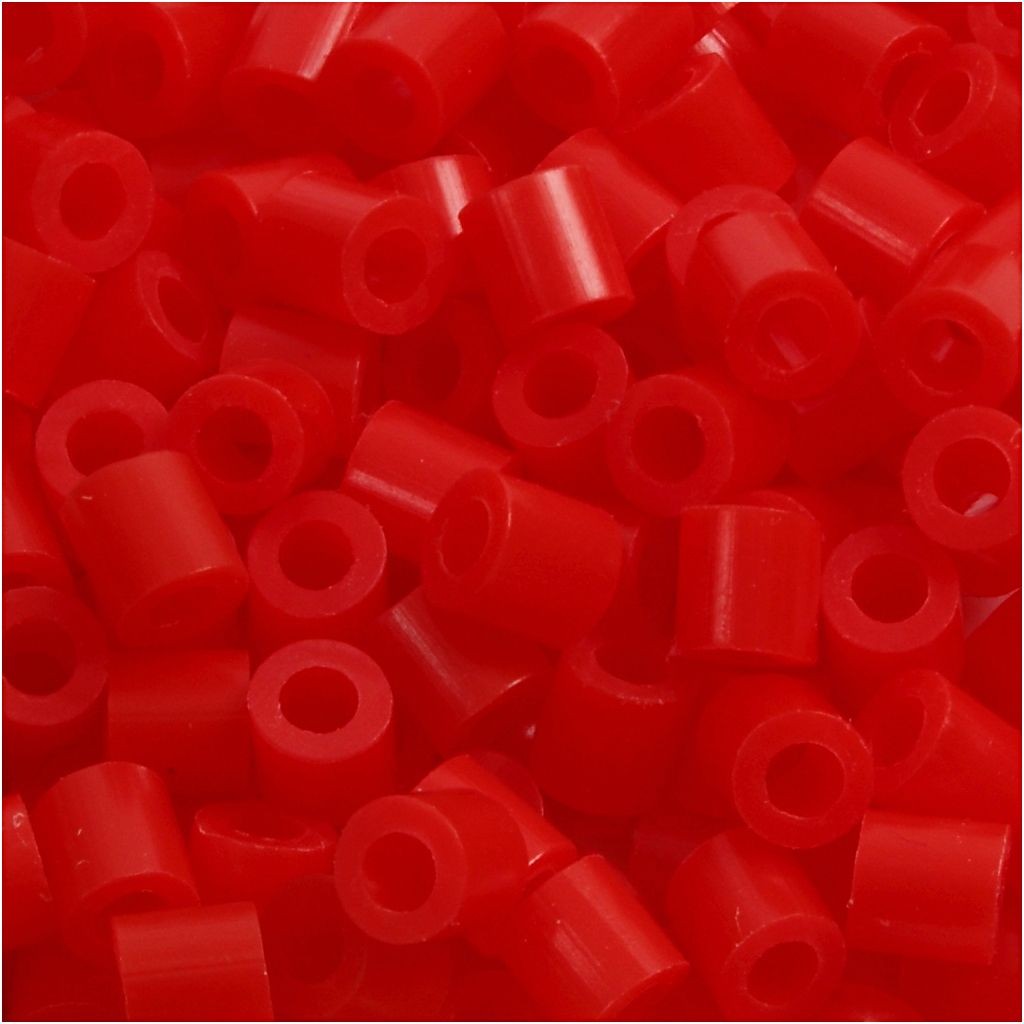 Nabbi - Bügelperlen, 5x5mm, rot Nr.19 1.100 Stück