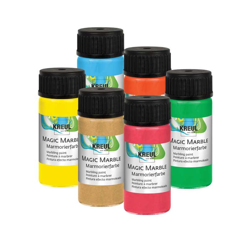 Kreul Magic Marple Marmorierfarben Set 14 x 20ml farblich sortiert