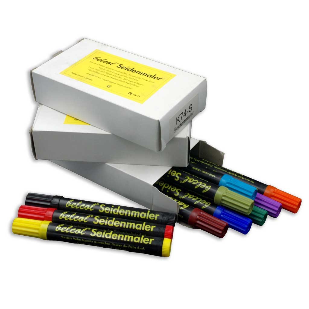 belcolART Seidenmaler Set 100 hochwertige Stifte in 10 Farben