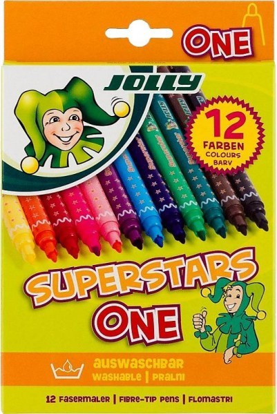 JOLLY SUPERSTAR One Fasermaler 12er Kartonetui