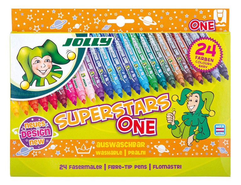 JOLLY SUPERSTAR One Fasermaler 24er Kartonetui