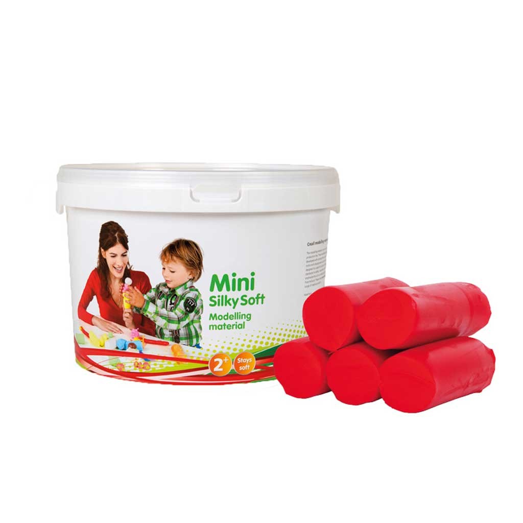 Creall Mini Modelliermasse 1100g rot für Kinder ab 2 Jahre