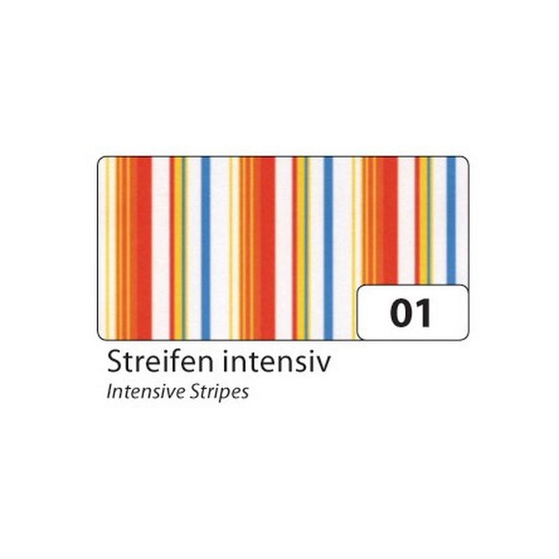 Motivkarton 270g/m², 50x70cm, 10 Bogen Streifen intensiv""
