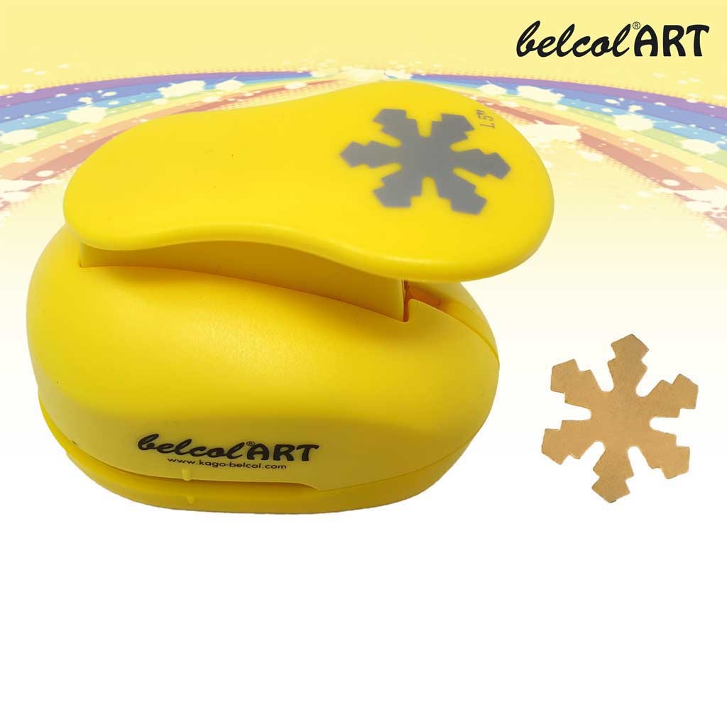 belcolART Stanzer L, Motiv Schneeflocke Stanzfläche 38mm