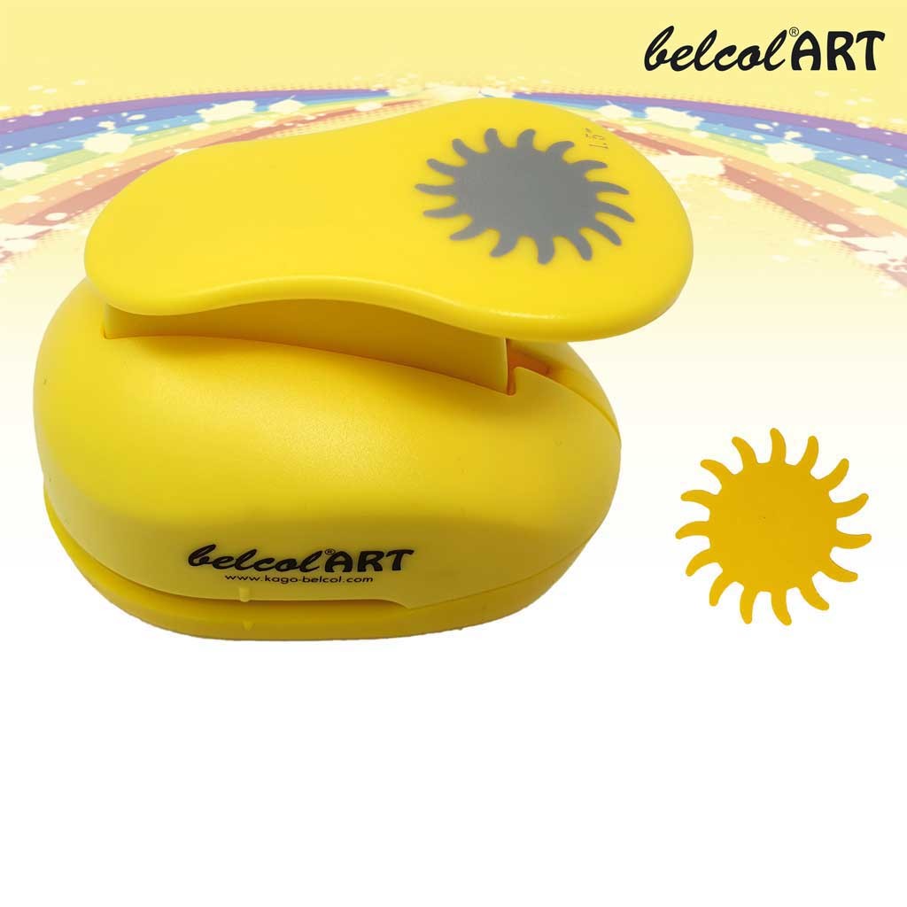 belcolART Stanzer L, Motiv Sonne Stanzfläche 38mm