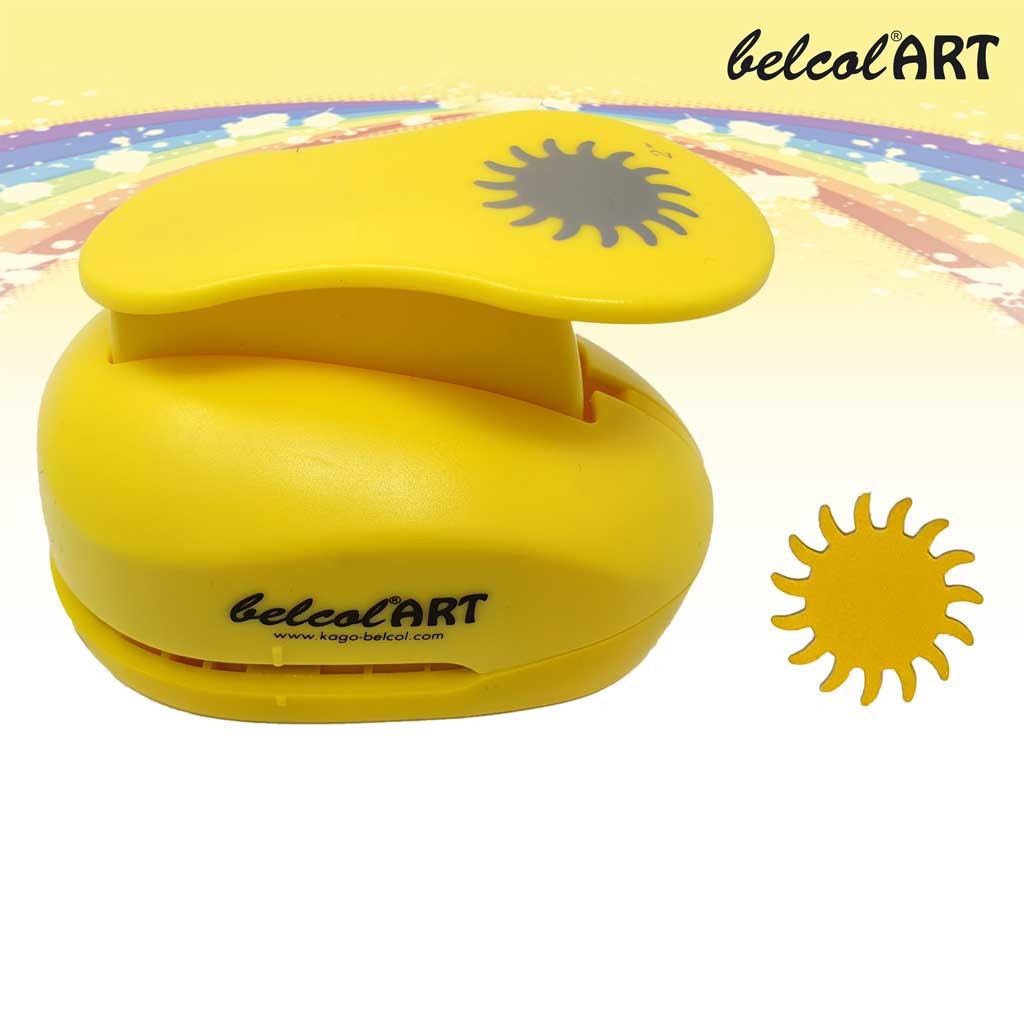 belcolART Stanzer XL, Motiv Sonne Stanzfläche 50mm Auslaufartikel