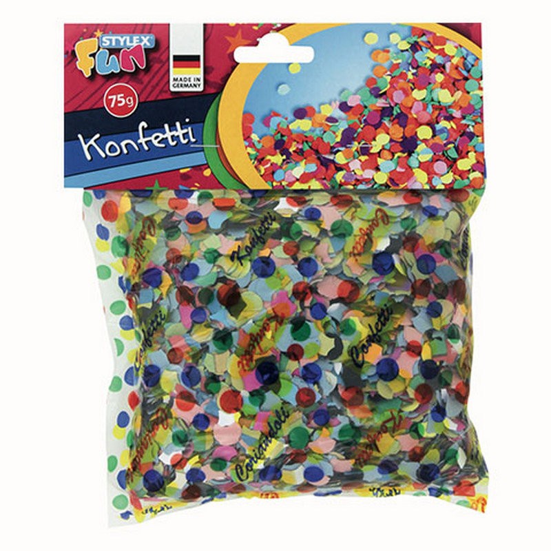 Konfetti bunt 100g Beutel