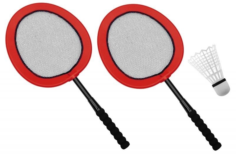 Mega Badminton Set Kunststoff, Nylon Maße Schläger: 31x65 cm