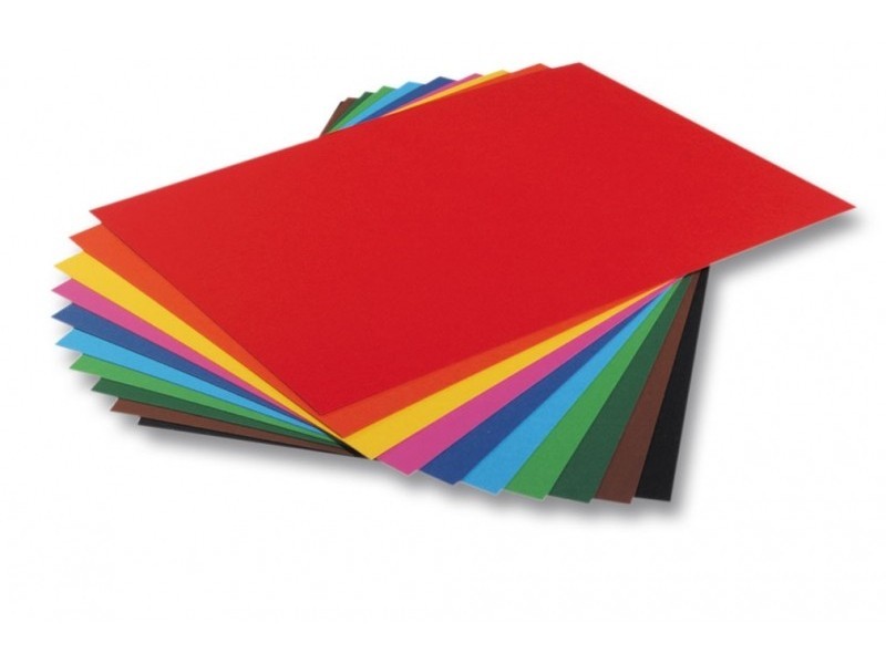 Fotokarton 220g/m² 50x70cm genarbt 10 Bogen Einzelfarben