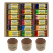 belcolART CREWAX PREMIUM Großpackung 216 Wachsmalstifte in der Kartonbox