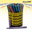 belcolART Mirastix Metallic in der Runddose 42 Stifte in 6 Farben