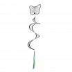 Windspiel Schmetterling"  aus PVC Stoff Maße Ø 20 cm, Gesamtlänge ca. 120 cm"