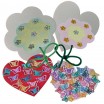 Leinwand - Set mit Stanzer 30x Blumen, 1 Stanzer