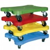 Rollbrett, farbig sortiert Material: ABS-Kunststof Maße: 30x40x9,5cm Belastbar bis 50 kg